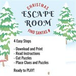 Christmas Escape Room Game / Call Santa Printable